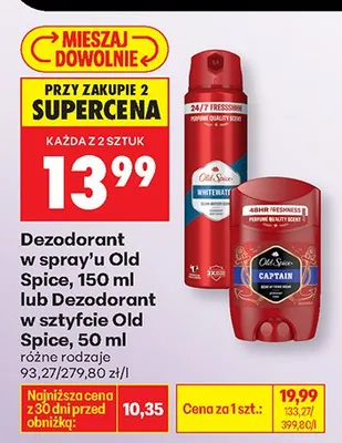 Dezodorant w spray'u Old Spice 150 ml promocja w Biedronka