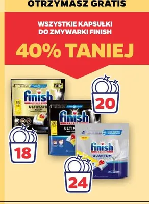 Kapsułki do zmywarki Finish promocja w Netto
