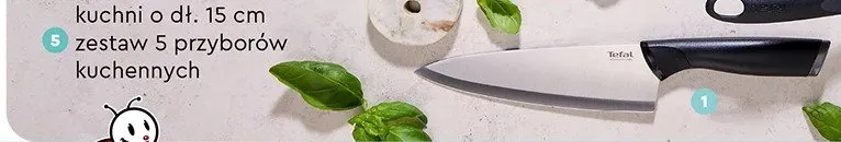 Akcesoria kuchenne - nóż szefa kuchni promocja w Biedronka