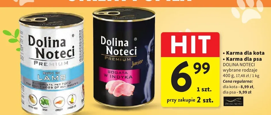 Karma dla kota wybrane rodzaje promocja w Intermarche