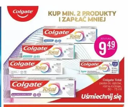 Pasta do zębów Colgate Total promocja w Drogerie Jasmin