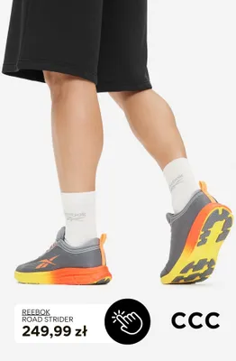 Buty sportowe Reebok Road Strider promocja w CCC
