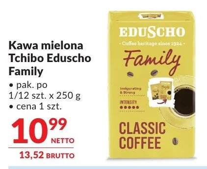Kawa mielona Tchibo Eduscho Family promocja w Makro