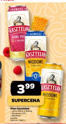 Piwo Kasztelan Miodowe promocja w Netto