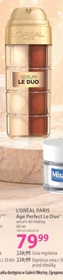 Serum do twarzy L'Oréal Paris Age Perfect Le Duo promocja w Hebe