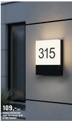 Kinkiet LED Nevada promocja w OBI