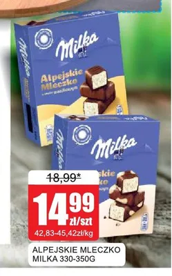 Alpejskie Mleczko Milka o smaku waniliowym promocja w Bingo