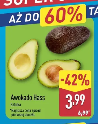 Awokado Hass promocja w Aldi