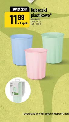 Kubeczki plastikowe promocja w POLOmarket
