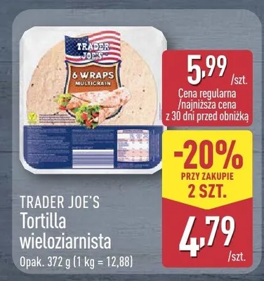 Tortilla wieloziarnista promocja w Aldi