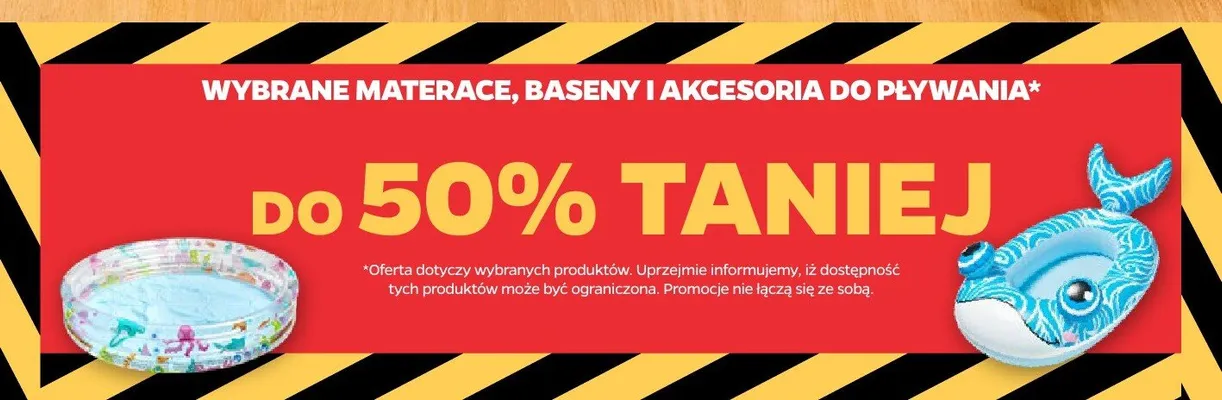 Dmuchany wieloryb do pływania promocja w Netto