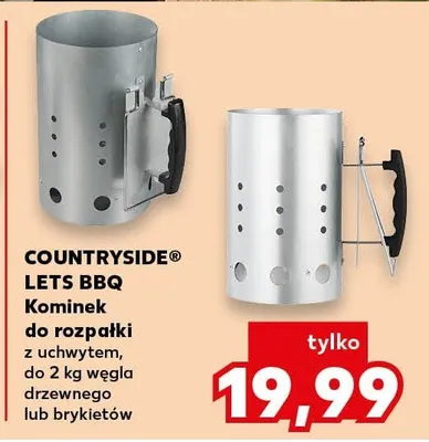 Kominek do rozpałki Let's BBQ promocja w Kaufland