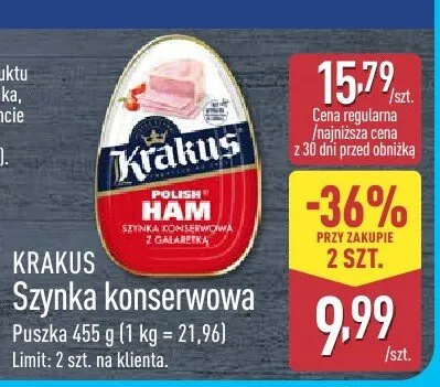 Szynka konserwowa promocja w Aldi