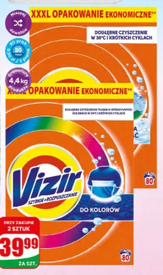 Proszek do prania Vizir Szybkie Rozpuszczanie — wariant nieczytelny promocja w Dino