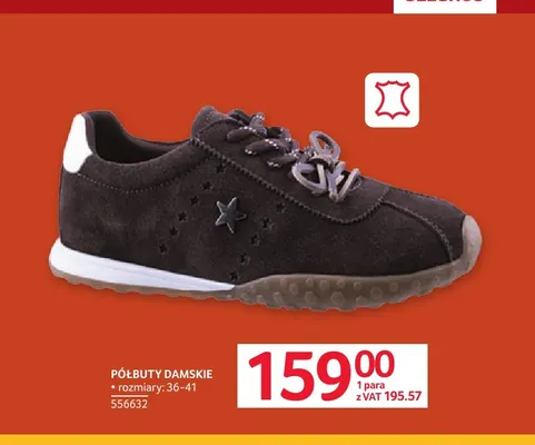 Półbuty damskie promocja w Selgros