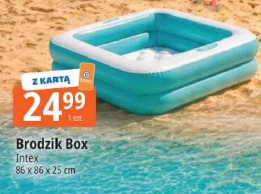 Brodzik Box Intex 86x86x25cm promocja w Leclerc