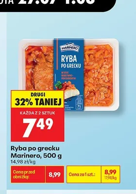 Ryba po grecku Marinero promocja w Biedronka