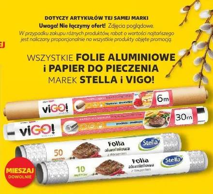 Folia aluminiowa, papier do pieczenia promocja w Kaufland