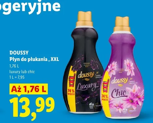 Płyn do płukania Doussy XXL Luxury promocja w Lidl
