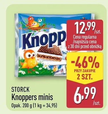 Knoppers minis promocja w Aldi