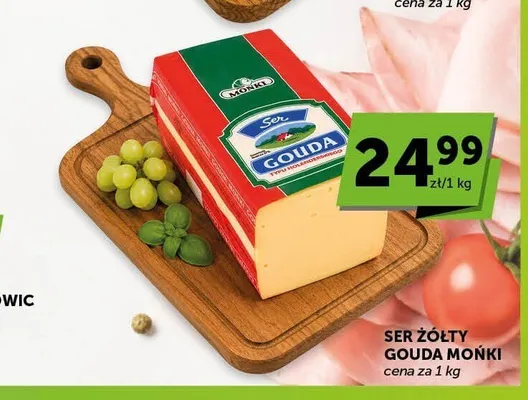 Ser żółty Gouda Mońki promocja w Groszek