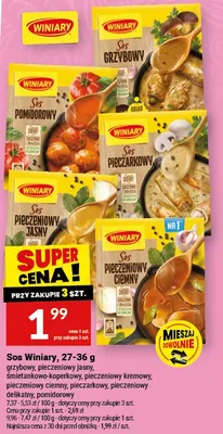 Sos grzybowy promocja w Twój Market