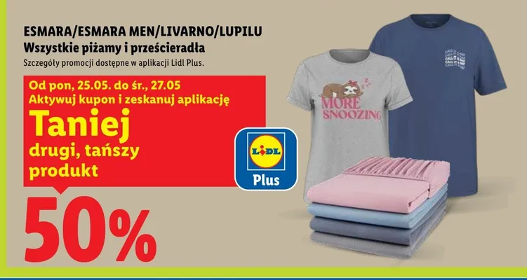 Prześcieradło LUPILU promocja w Lidl
