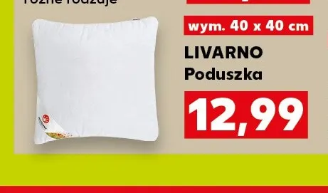 Poduszka Livarno 40x40 cm promocja w Kaufland