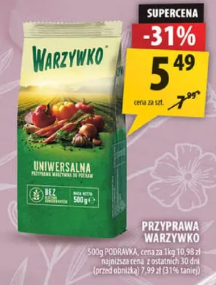 Przyprawa Warzywko Podrawka promocja w Arhelan