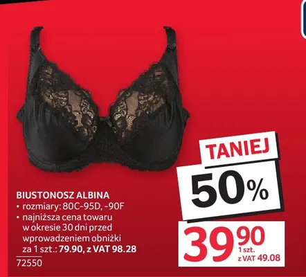 Biustonosz Albina promocja w Selgros
