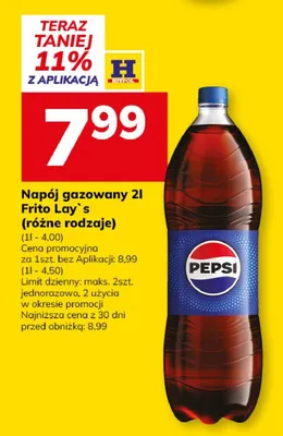 Napój gazowany 2l Hoop Lay's (różne rodzaje) promocja w Hitpol