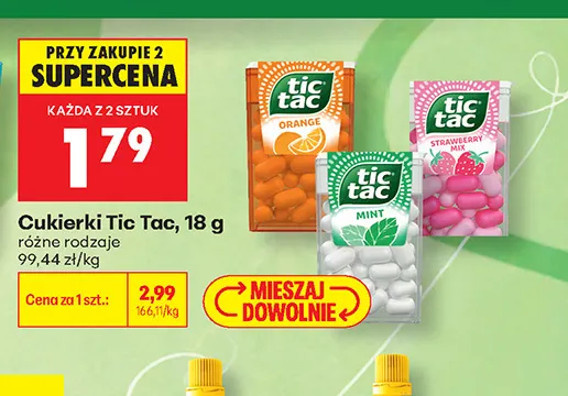 Cukierki Tic Tac Orange promocja w Biedronka