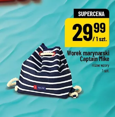 Worek marynarski Captain Mike promocja w POLOmarket
