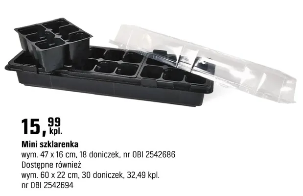 Mini szklarenka promocja w OBI