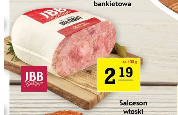 Salceson włoski JBB Bałdyga promocja w Gram Market