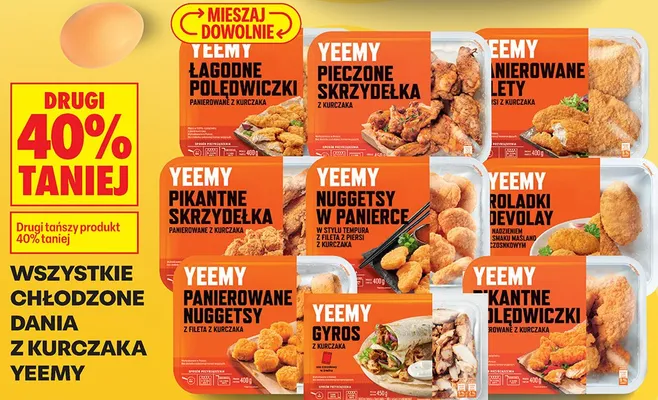 Wszystkie dania chłodzone z kurczaka promocja w Biedronka