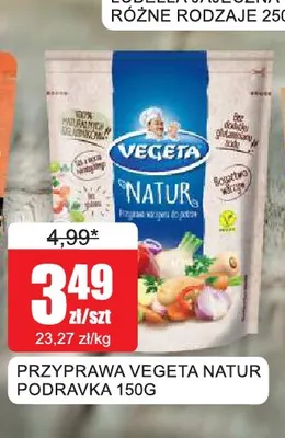 Przyprawa Vegeta Natur Podravka promocja w Bingo