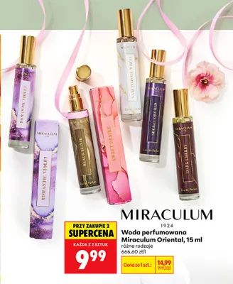 Woda perfumowana Miraculum Oriental promocja w Biedronka