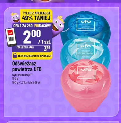 Odświeżacz powietrza UFO Świeżość Kwiatów promocja w POLOmarket