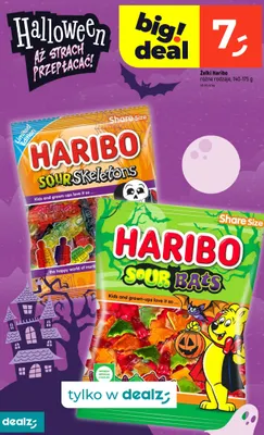 Żelki Haribo Sour Bats promocja w Dealz
