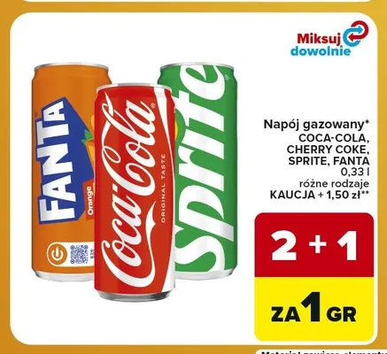 Napój gazowany Fanta promocja w Carrefour Express