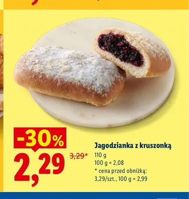 Jagodzianka z kruszonką promocja w Lidl
