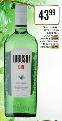 Gin Lubuski Original promocja w Dino