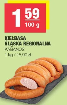 Kiełbasa śląska regionalna Kabanos promocja w SPAR