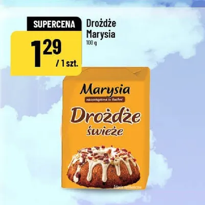 Drożdże Marysia promocja w POLOmarket