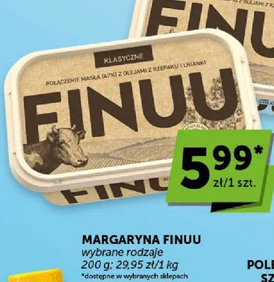 Margaryna wybrane rodzaje promocja w Euro Sklep