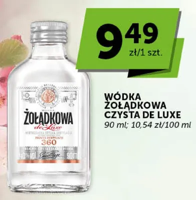 Wódka Żołądkowa Czysta de Luxe promocja w Euro Sklep