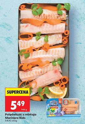 Polędwiczki z mintaja promocja w Biedronka