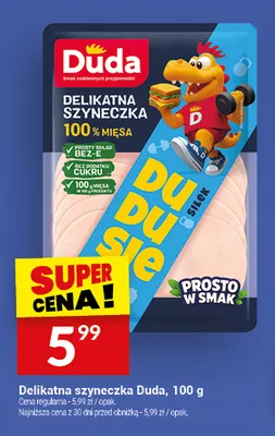 Delikatna szyneczka Duda promocja w Twój Market