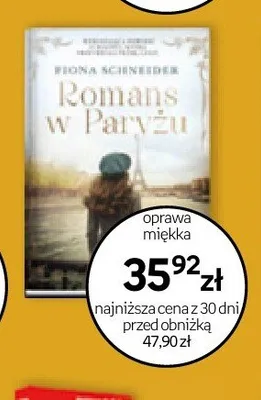 Książka Romans w Paryżu oprawa miękka promocja w Empik
